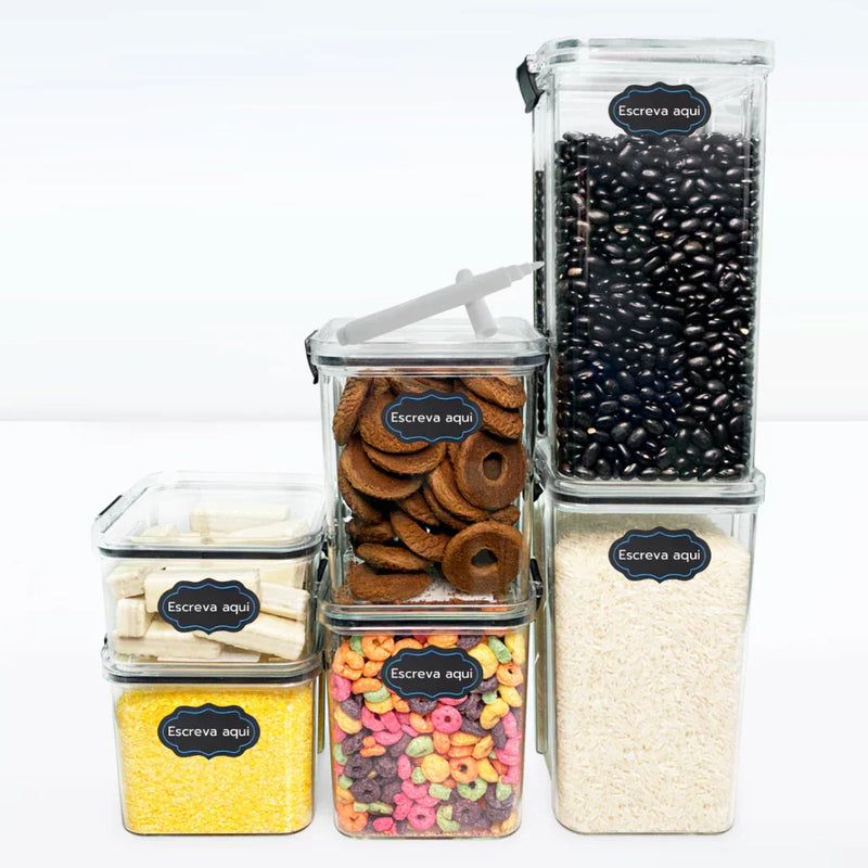 Potes Herméticos com Trava e Alta Vedação